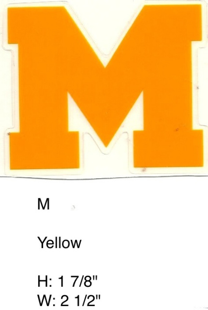 Michigan M Yellow